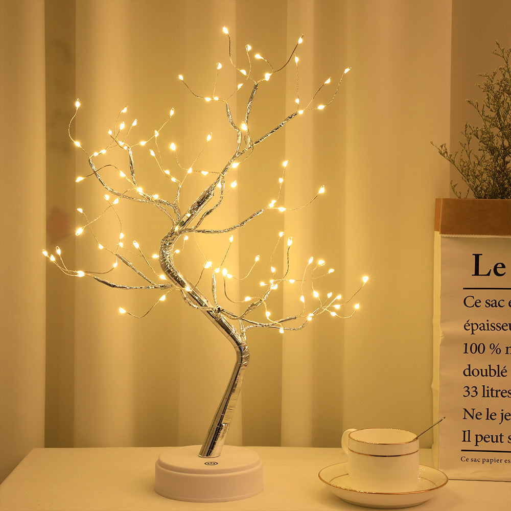 New Colored Light, Starry Sky LED, Copper Wire, Rice Tree Lamp - Grand Goldman
