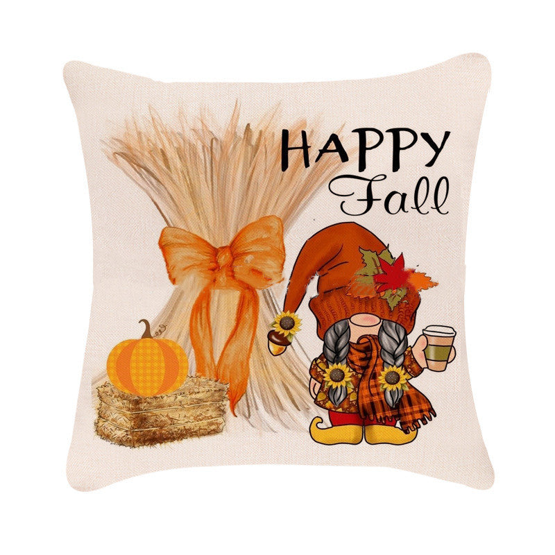New Autumn Halloween Pumpkin Pillow Car Sofa Cushion Cover