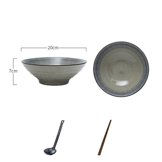 Japanese Ceramic Bowl Commercial Large Ramen