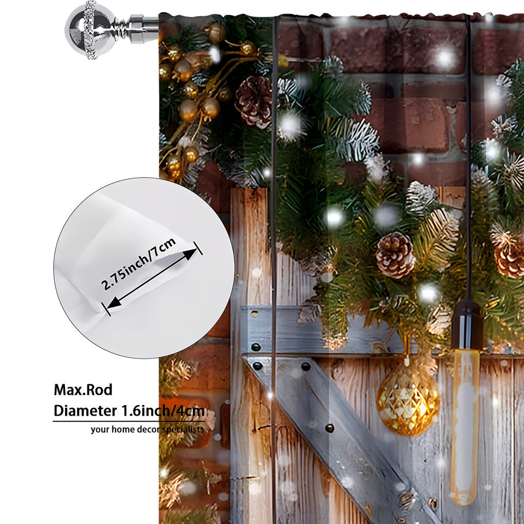 Digital Printed Christmas Curtains