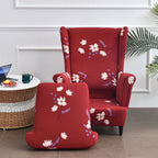 Printed Stretch American Style Sofa Chair Cover
