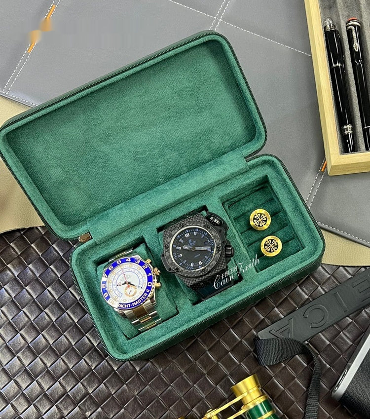 Household Portable Velvet Watch Storage Box