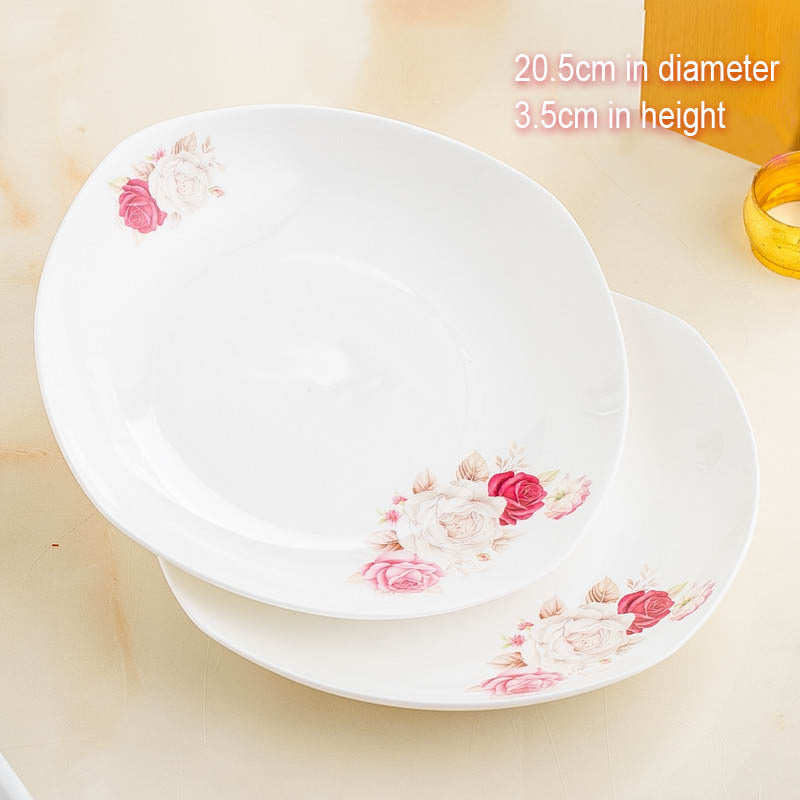 Bone China Phnom Penh Home Dishes Nordic Net Red Tableware