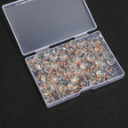 100 Pieces Transparent Pearl Nail Silver Rose Gold Ball Map Push Pin Thumb