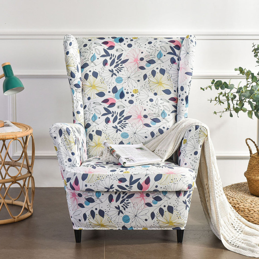 Printed Stretch American Style Sofa Chair Cover