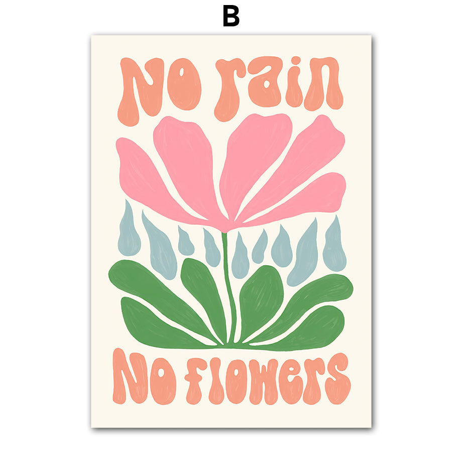 Artistic Style Abstract Poster Dopamine Canvas Decorative Painting