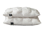 A Pair Of Feather Pillows And White Goose Single Neck Guards