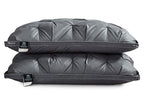 A Pair Of Feather Pillows And White Goose Single Neck Guards