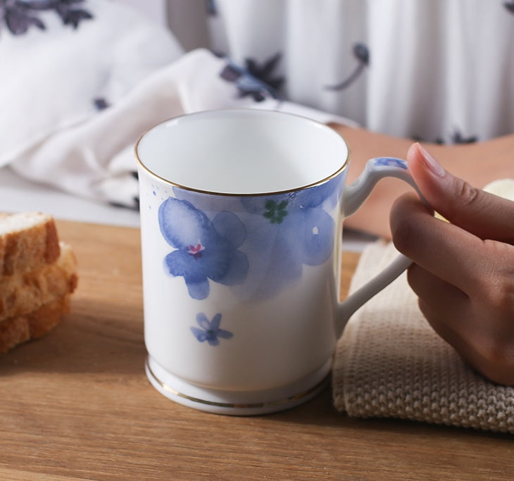 High-end Bone China Ceramic Lovers Drinking Cups And Teacups As Gifts