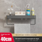 Punch-free Bathroom Storage Rack Bathroom Wall-mounted Storage Rack