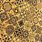 Natural Cork Leather Plaid Makeup Bag Hand Pulled Case Sofa Cork Fabric