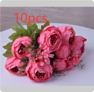 13 Core-spun Peony Decorative Flowers Artificial Flowers Artificial Flowers