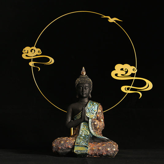 Statue de bouddha Zen, petits ornements, décoration de voiture et de maison