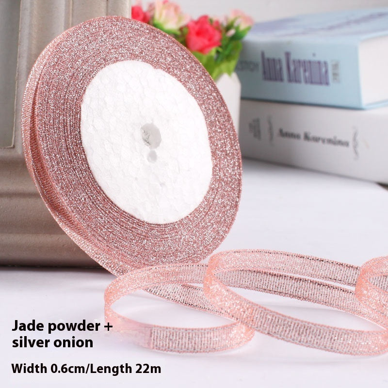 Colored Bands Gift Packaging Bow Ribbon