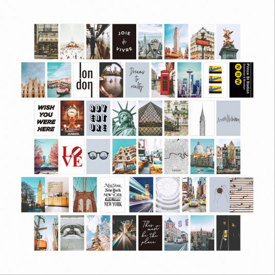 50 Poster Postcard Room Decor Paintings