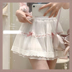 Lace Ribbon Lace Skirt