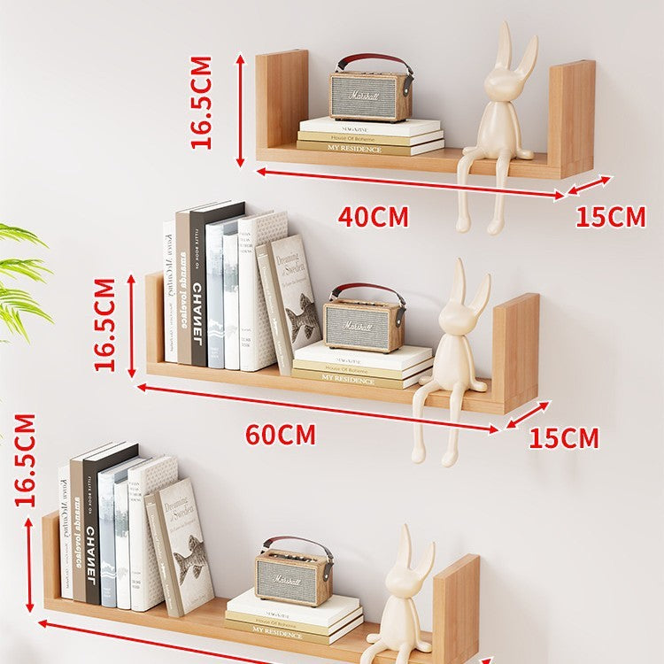 Wall Shelf U-shaped Bookshelf Living Room Background Wall Flat Partition Shelf