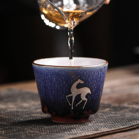 Japanese Style Hand Made Ceramic Tea Cup Set