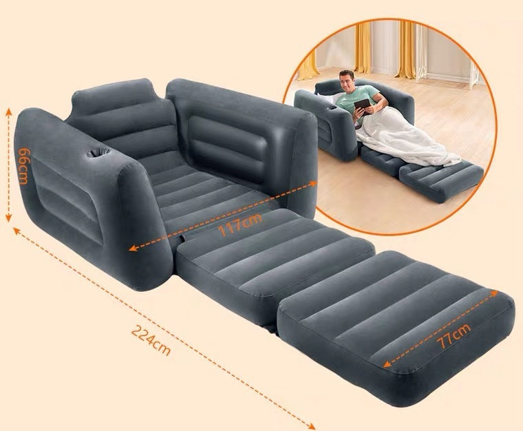 Household Single Folding Inflatable Sofa Recliner