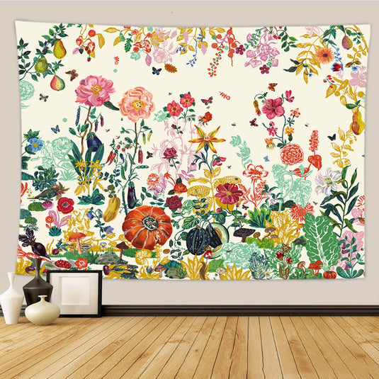 Tapestry Flower Cactus Wall Cloth INS Nordic Tapestry