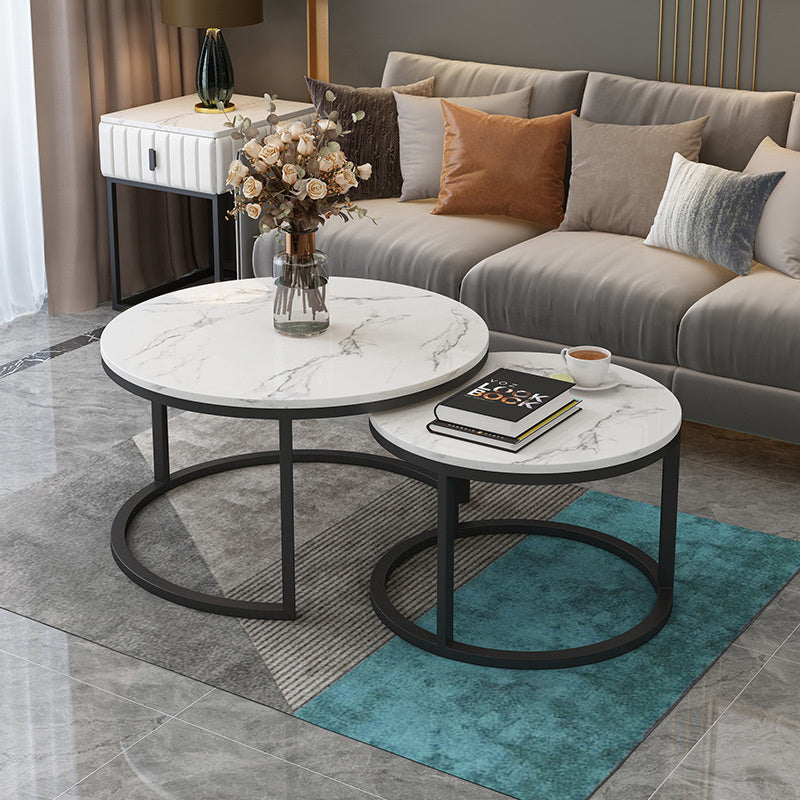 Simple Marble Coffee Tea Table