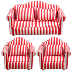 Dollhouse Mini Furniture Living Room Scene Sofa