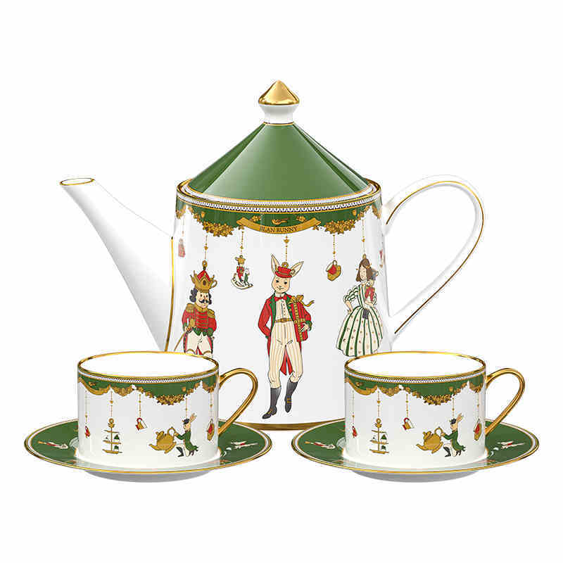 Bone China Teapot Tea Set Cup And Saucer Exquisite