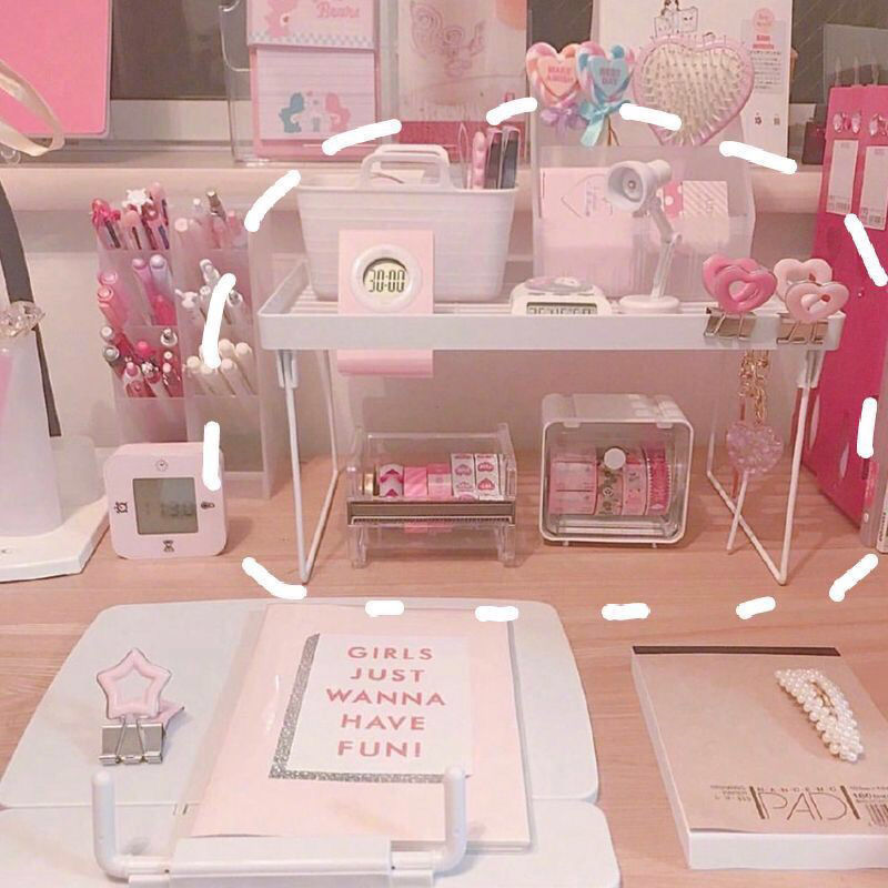 Multifunktionelt kontor hjem skrivebord opbevaringsstativ