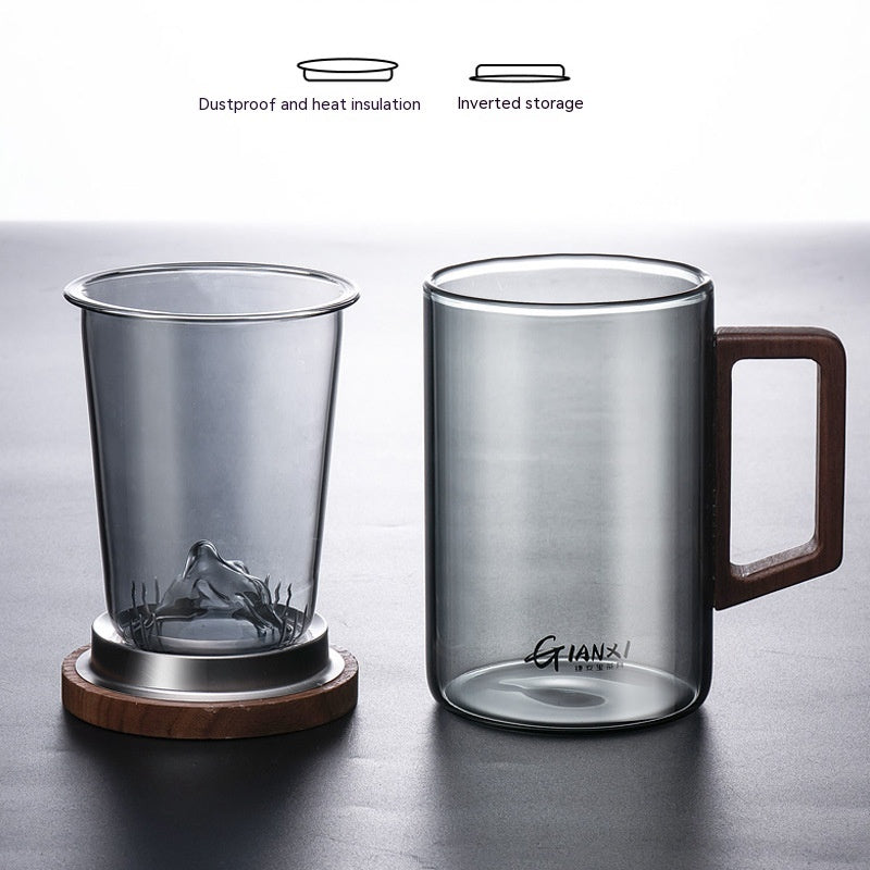Office Tea Water Separation High Borosilicate Glasses