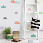 Rainbow Heaven Cloud Wall Stickers Living Room Background Furniture Decoration Stickers