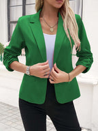 Women's Business Suit Jacket 34 Sleeve Business Casual Jacket - Grand Goldman
