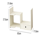 Desktop Combination Shelf Book Stand Student Desktop Book Display Shelf Drawer Type