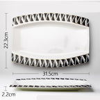 Nordic Light Luxury Household Bone China Plates And Tableware