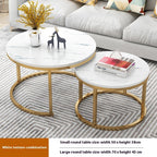 Coffee Table Living Room Creative Round Suit Wrought Iron Tea Table