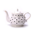 Erica Bayeux Black And White Polka Dot Retro Bone China Phnom Penh European Coffee Cup Afternoon Tea Tea Set