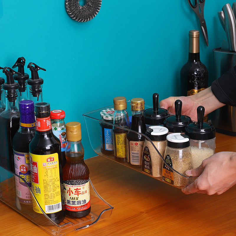 Large Capacity Cans Drink Storage Box Transparent Fruit And Vegetable Finishing Set