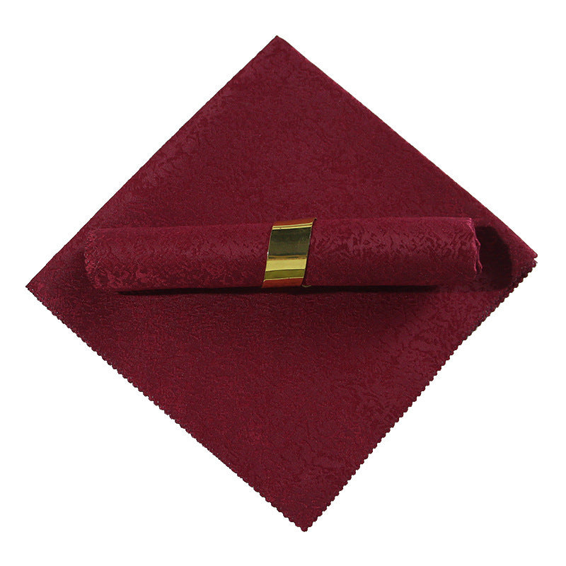 Square Folding Fabric Tablecloth Decorative Embroidery