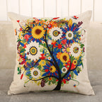 Fabric Decoration Supplies Car Gift Linen Printed Pillows Bedside Cushion Couch Pillow