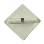 Square Folding Fabric Tablecloth Decorative Embroidery