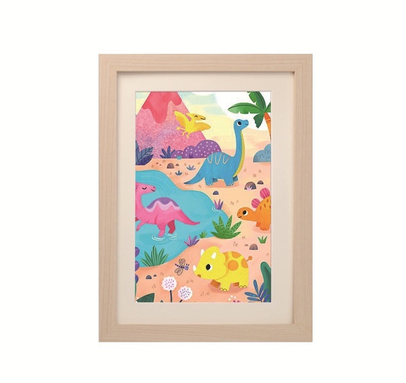 A4 børns maleri opbevaringsramme DiyKidsArt magnetisk billedramme