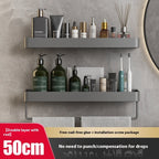Punch-free Bathroom Storage Rack Bathroom Wall-mounted Storage Rack