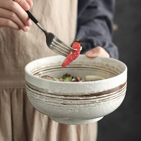 Japanese Style Creative Ceramic Noodle Bowl