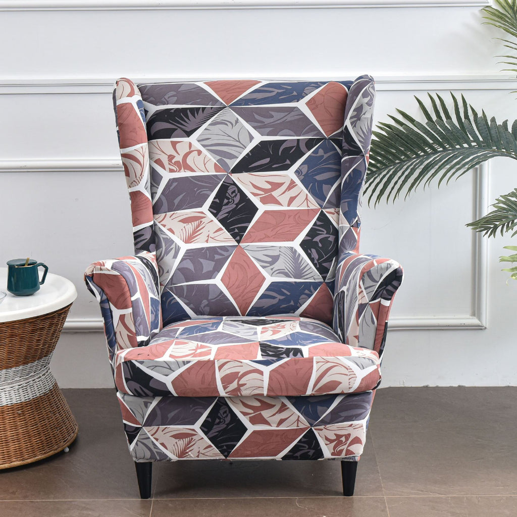 Printed Stretch American Style Sofa Chair Cover