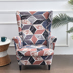 Printed Stretch American Style Sofa Chair Cover