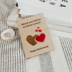 Invitation To Wooden Carving Wedding Anniversary Card