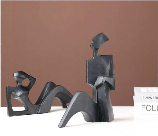 Modern Minimalist Creative Abstract Character Sculptured Ornaments Decorations