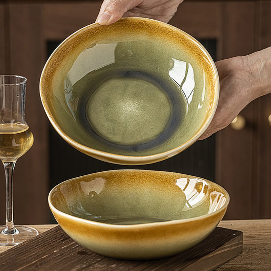 Household Japanese Retro Style Ceramic Bowl