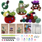 Funny Plant Series Handmade Diy Crochet Wool Material Package