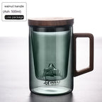 Office Tea Water Separation High Borosilicate Glasses