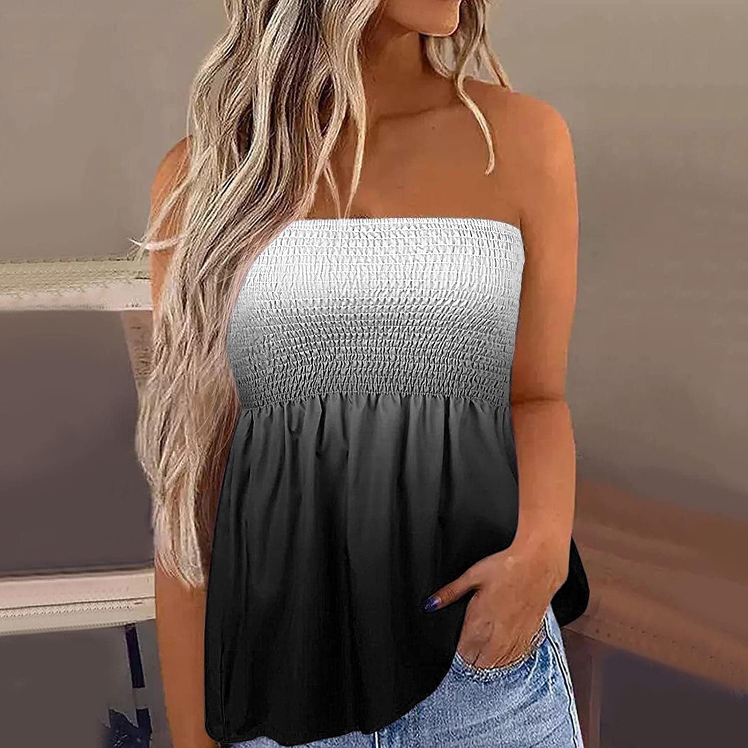 Sexy Fashion Off-the-shoulder Short Tube Top For Women